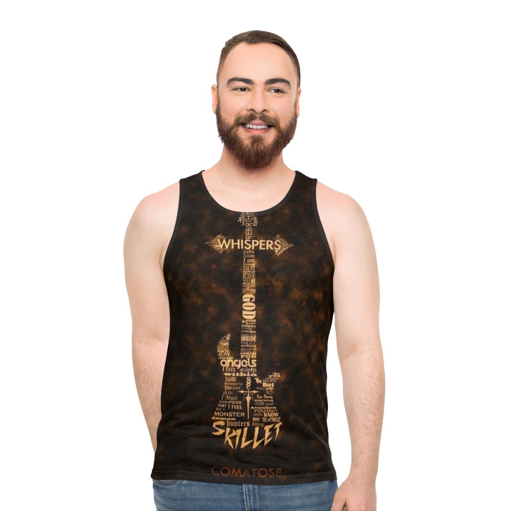 Skillet band unisex Christian rock music typography tank top