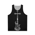 Skillet Guitar Typography Unisex Tank Top