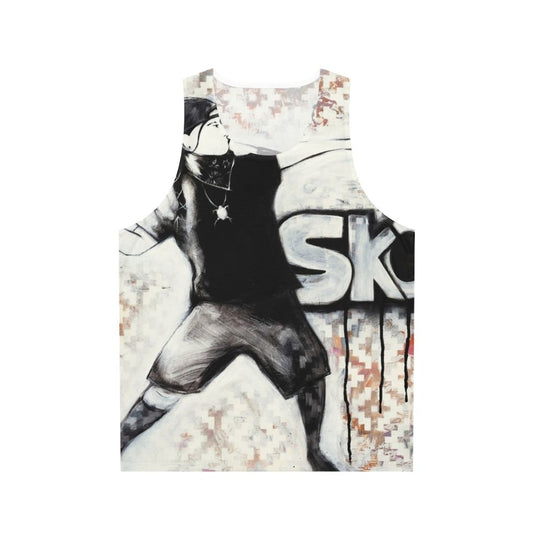 Skoden Willy Jack Unisex Tank Top featuring native american contemporary art