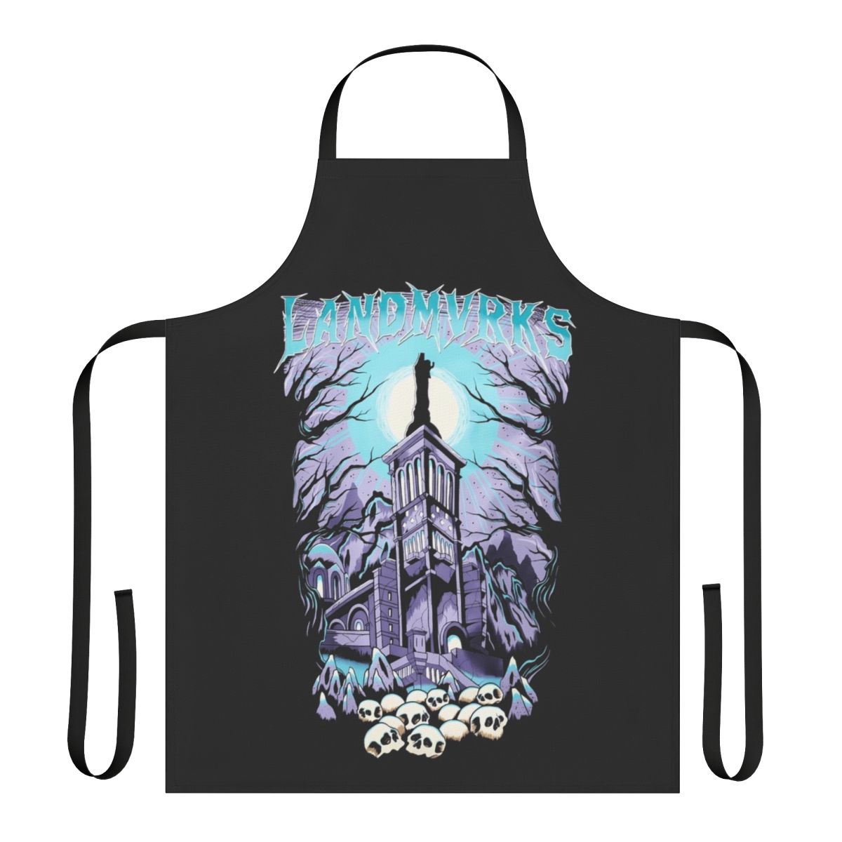 Skull Castle Apron Featuring Landmvrks Artwork