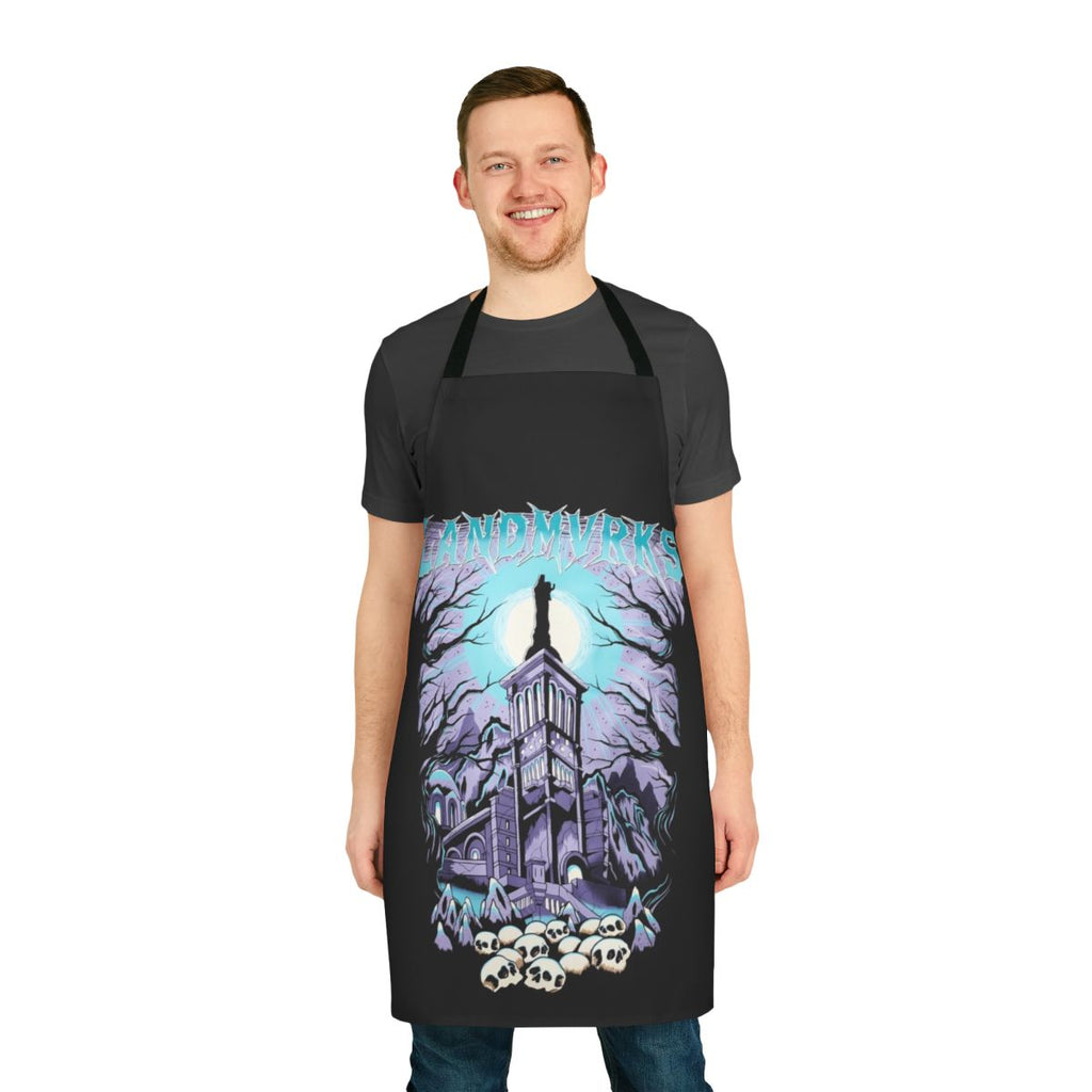 Skull Castle Apron Featuring Landmvrks Artwork