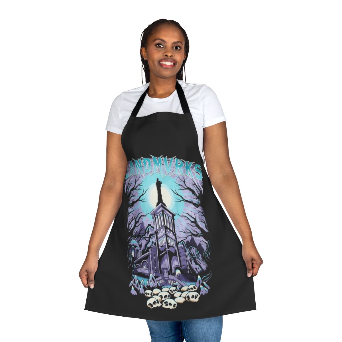 Skull Castle Apron Featuring Landmvrks Artwork