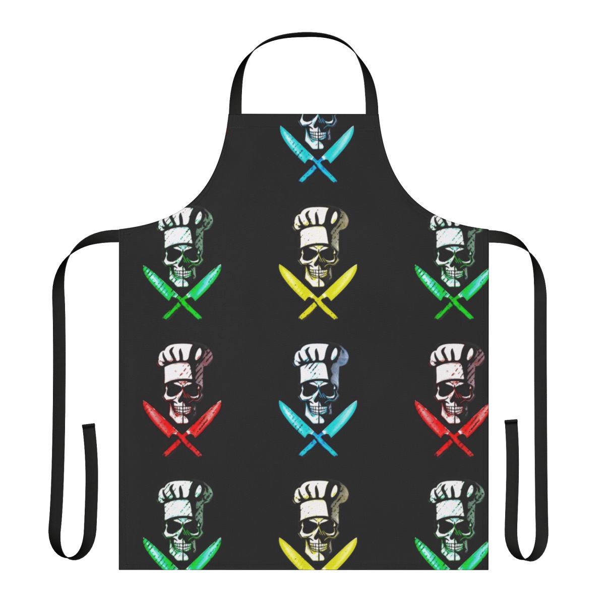 Skull Chef Apron with a stylish and edgy design for the modern cook