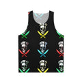 Skull chef unisex tank top