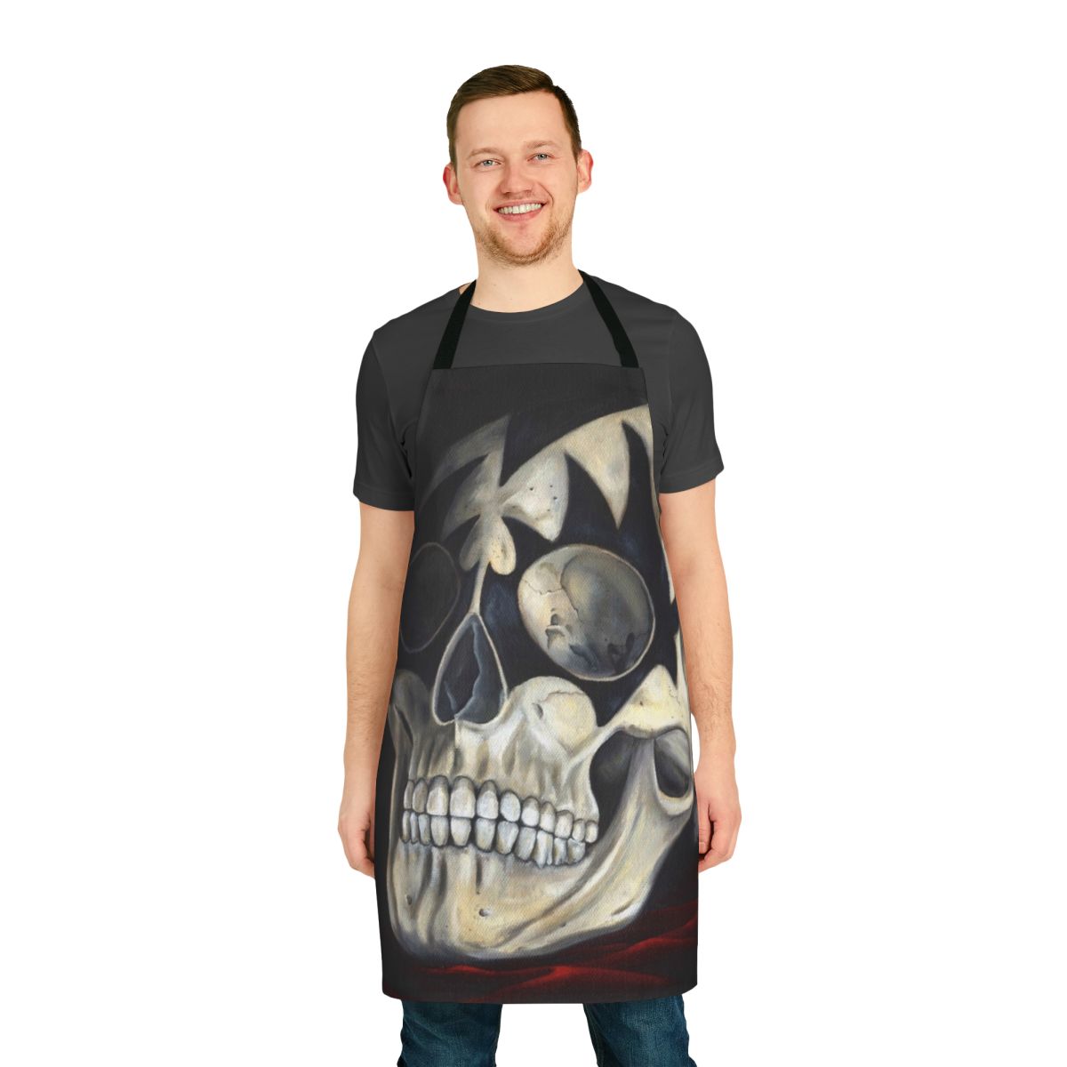 Skull Demon Inspired Apron for KISS Fans