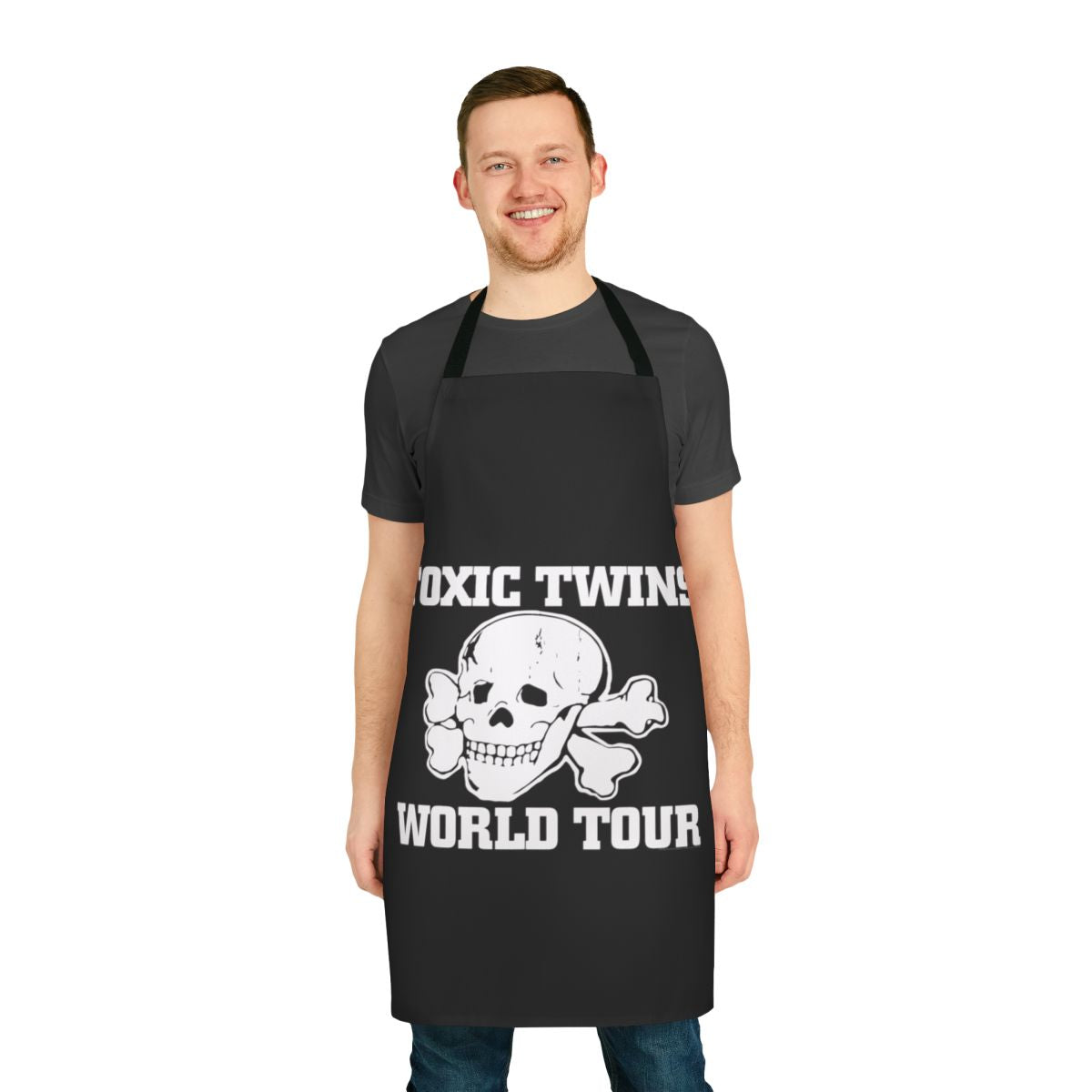 Toxic Twins Inspired Skull Design Music Apron