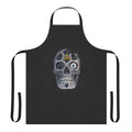 Skull-patterned apron featuring the album cover design for Atreyu's "In Our Wake" album