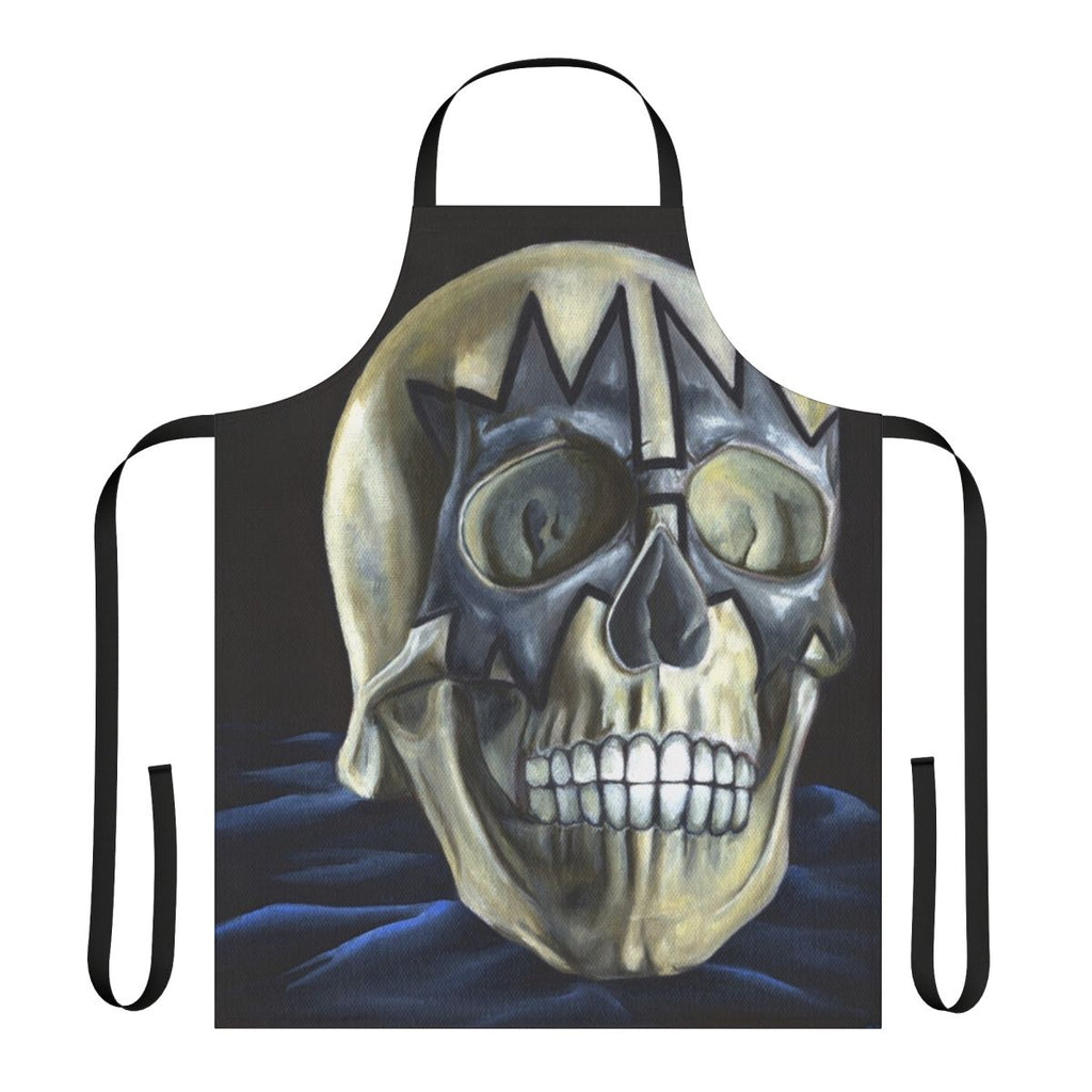 Skull Spaceman Inspired Apron for Kiss Fans, featuring a unique and striking graphic design