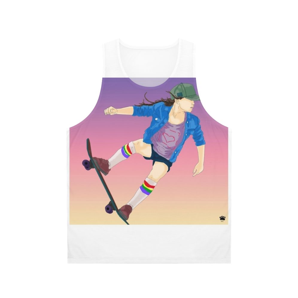 Sky Brown Unisex Skateboard Tank Top