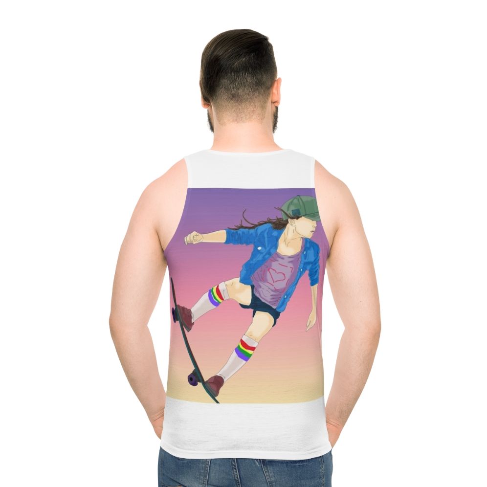 Sky Brown Unisex Skateboard Tank Top