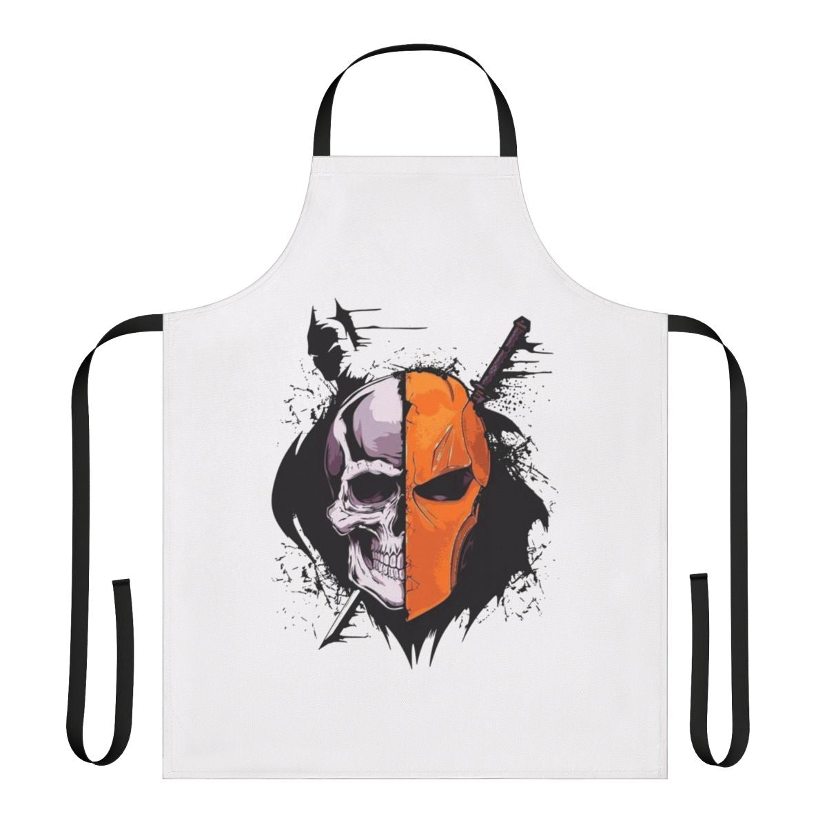 Slade Wilson Deathstroke Villain Apron with Silhouette Design