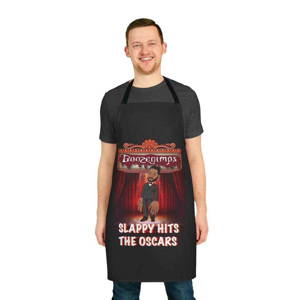 Slappy-Inspired Funny Apron with Will Smith and Oscars Theme