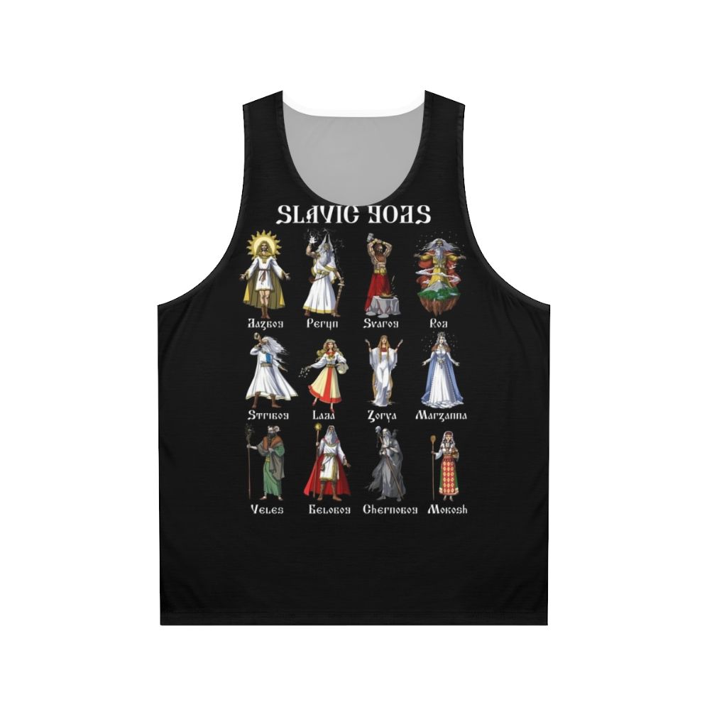 Unisex tank top featuring Slavic pagan gods