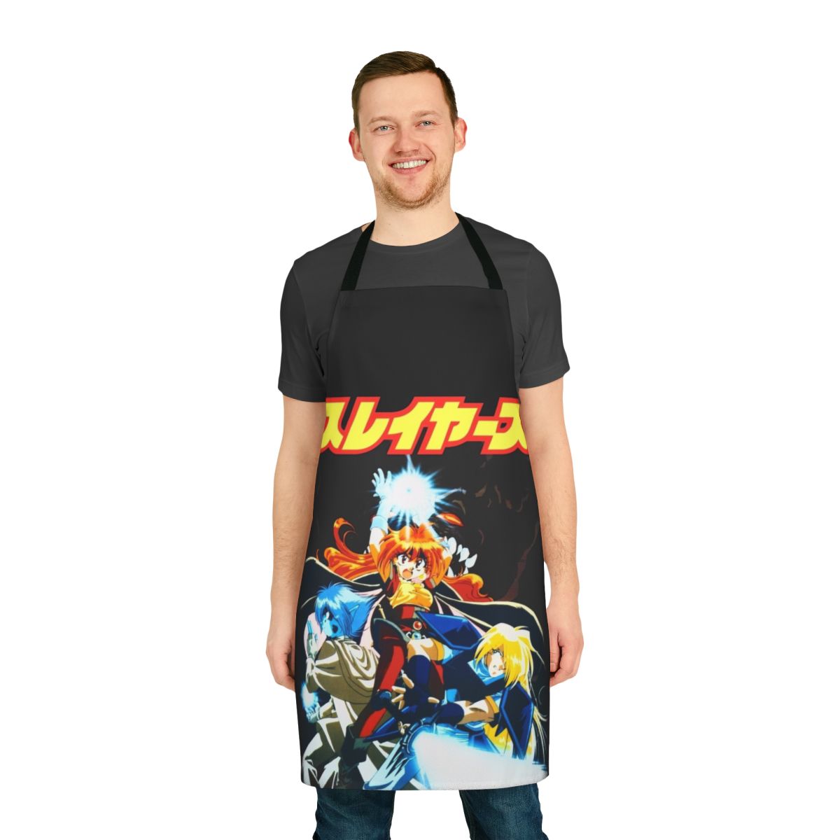 Slayers themed apron featuring iconic character Lina Inverse