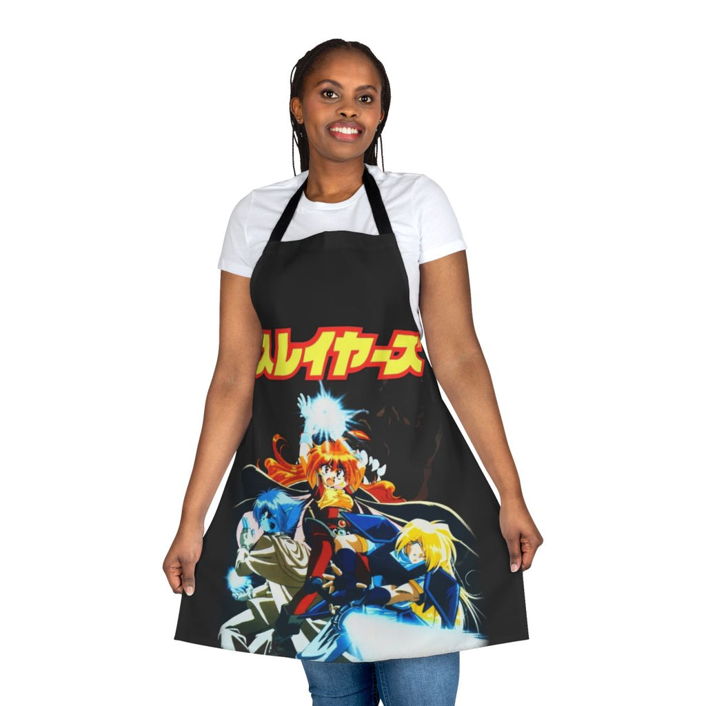 Slayers themed apron featuring iconic character Lina Inverse