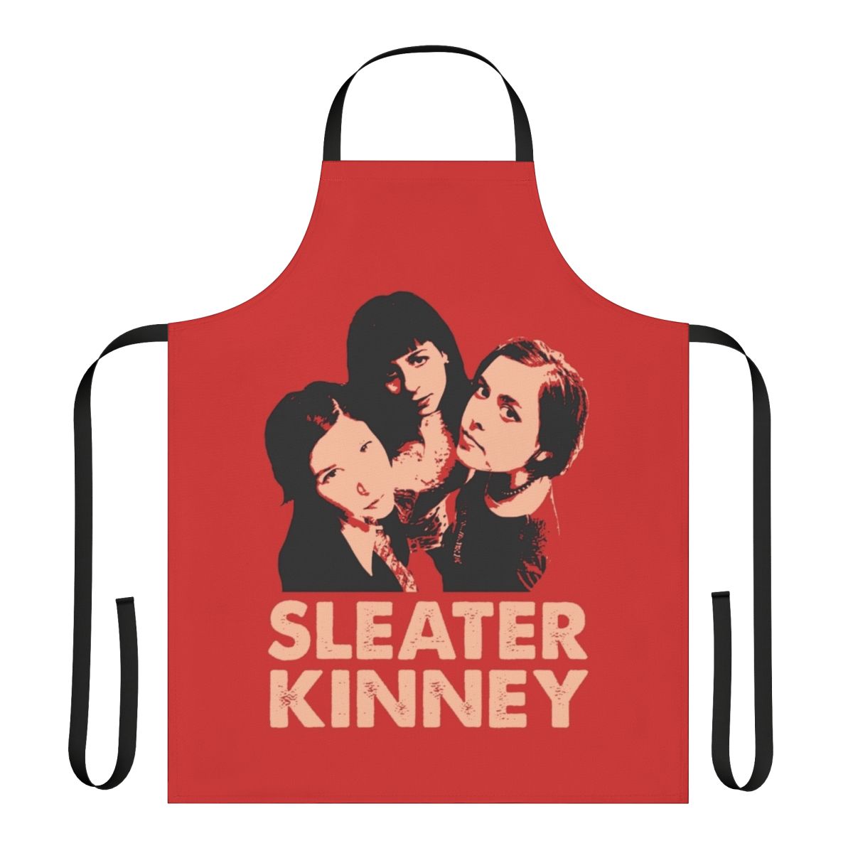 Sleater Kinney Inspired Punk Rock Apron
