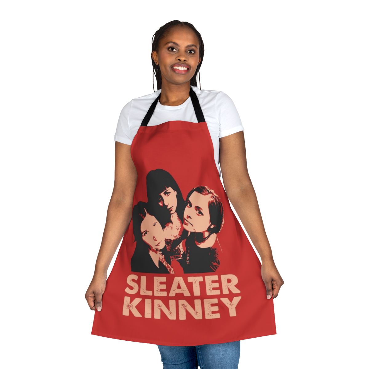 Sleater Kinney Inspired Punk Rock Apron
