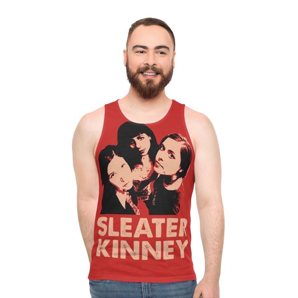 Sleater-Kinney Unisex Punk Rock Tank Top