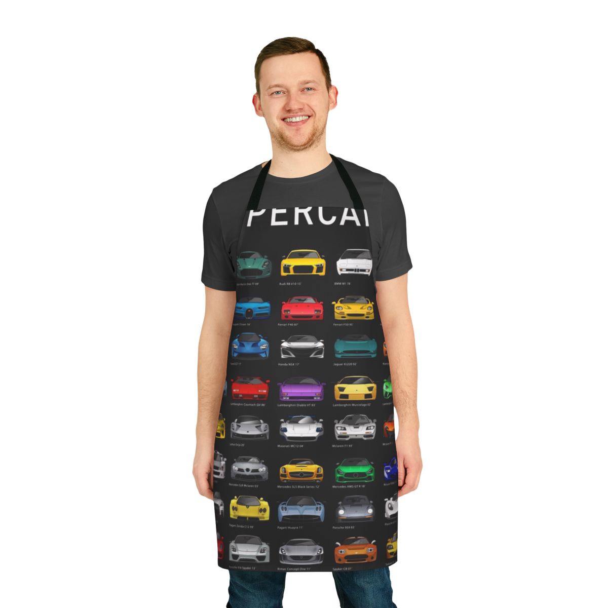 Minimalist apron with sports car design