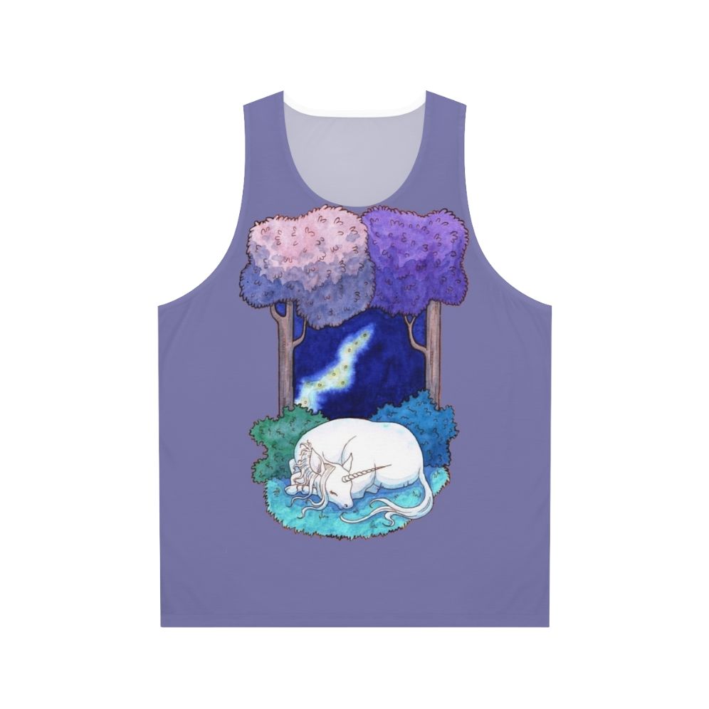 Sleep in the Lilac Forest Unisex Fantasy Tank Top