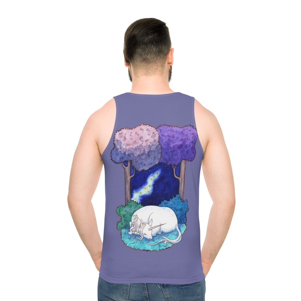 Sleep in the Lilac Forest Unisex Fantasy Tank Top