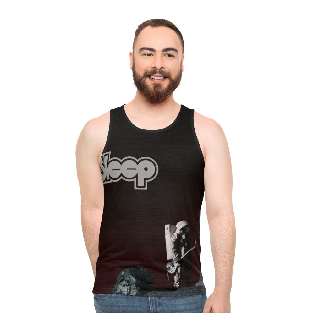 Sleep The Sciences Bass Astronaut Unisex Tank Top