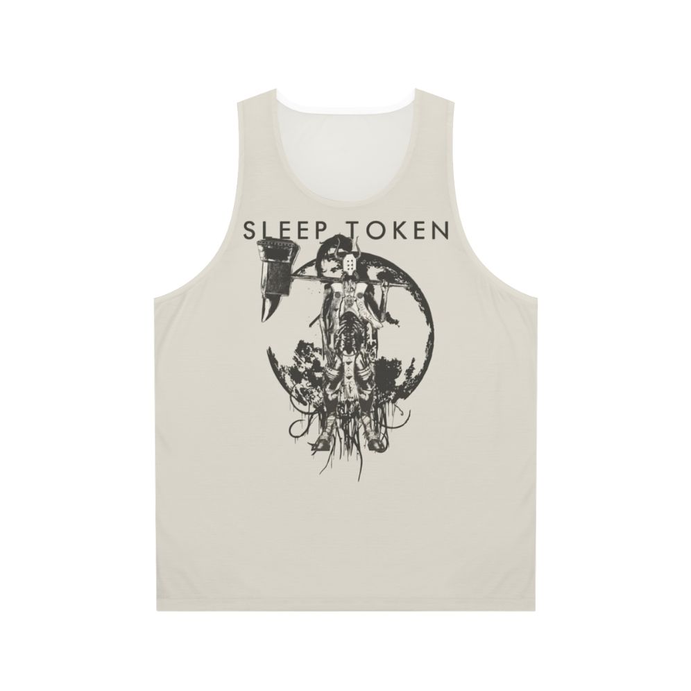 Unisex sleep token band logo tank top