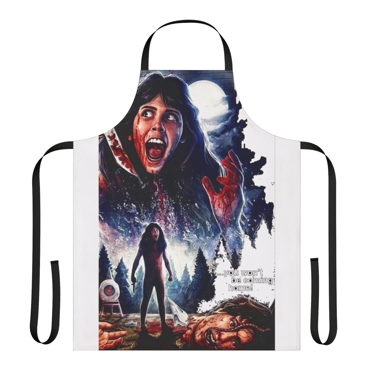 Sleepaway Camp horror movie themed apron