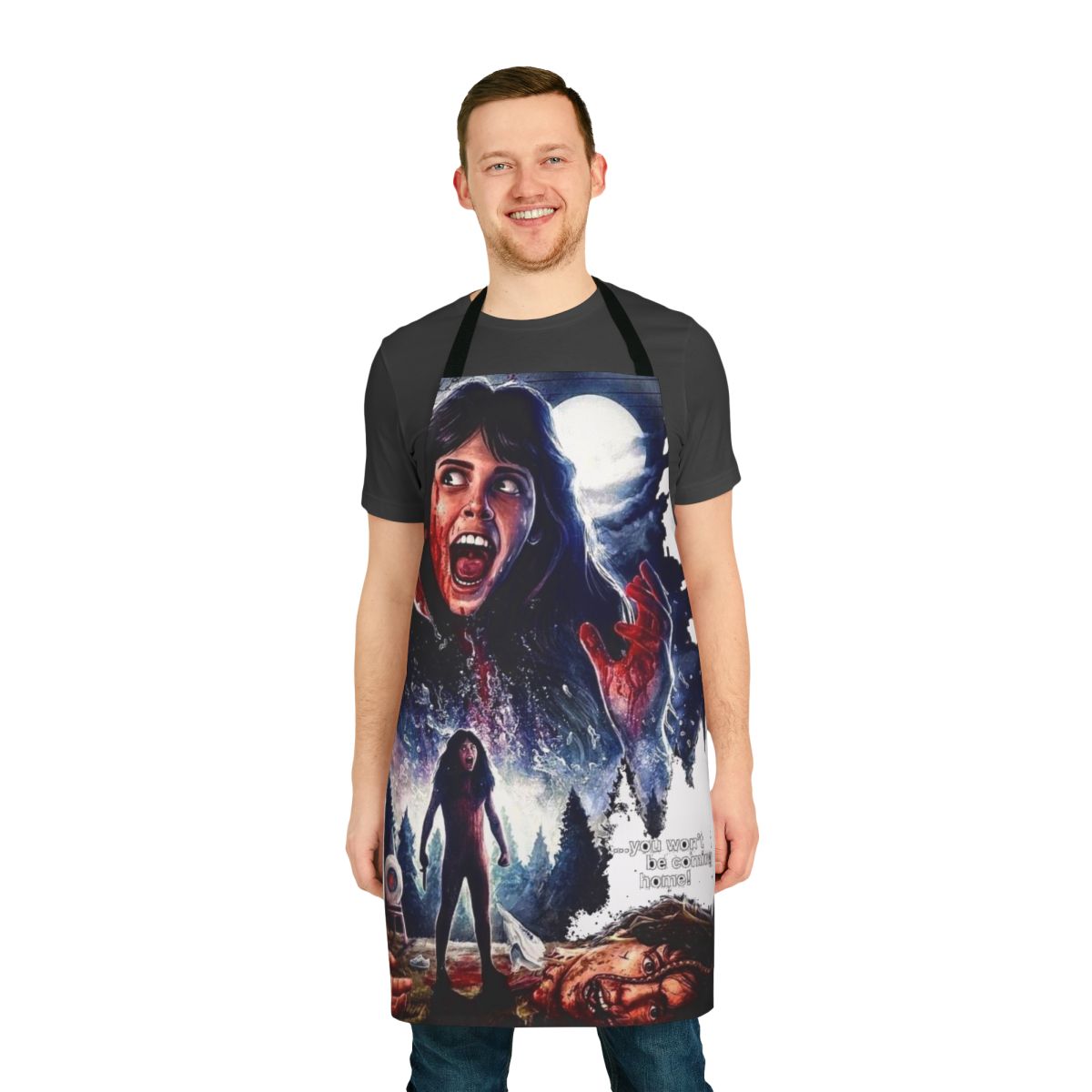 Sleepaway Camp horror movie themed apron