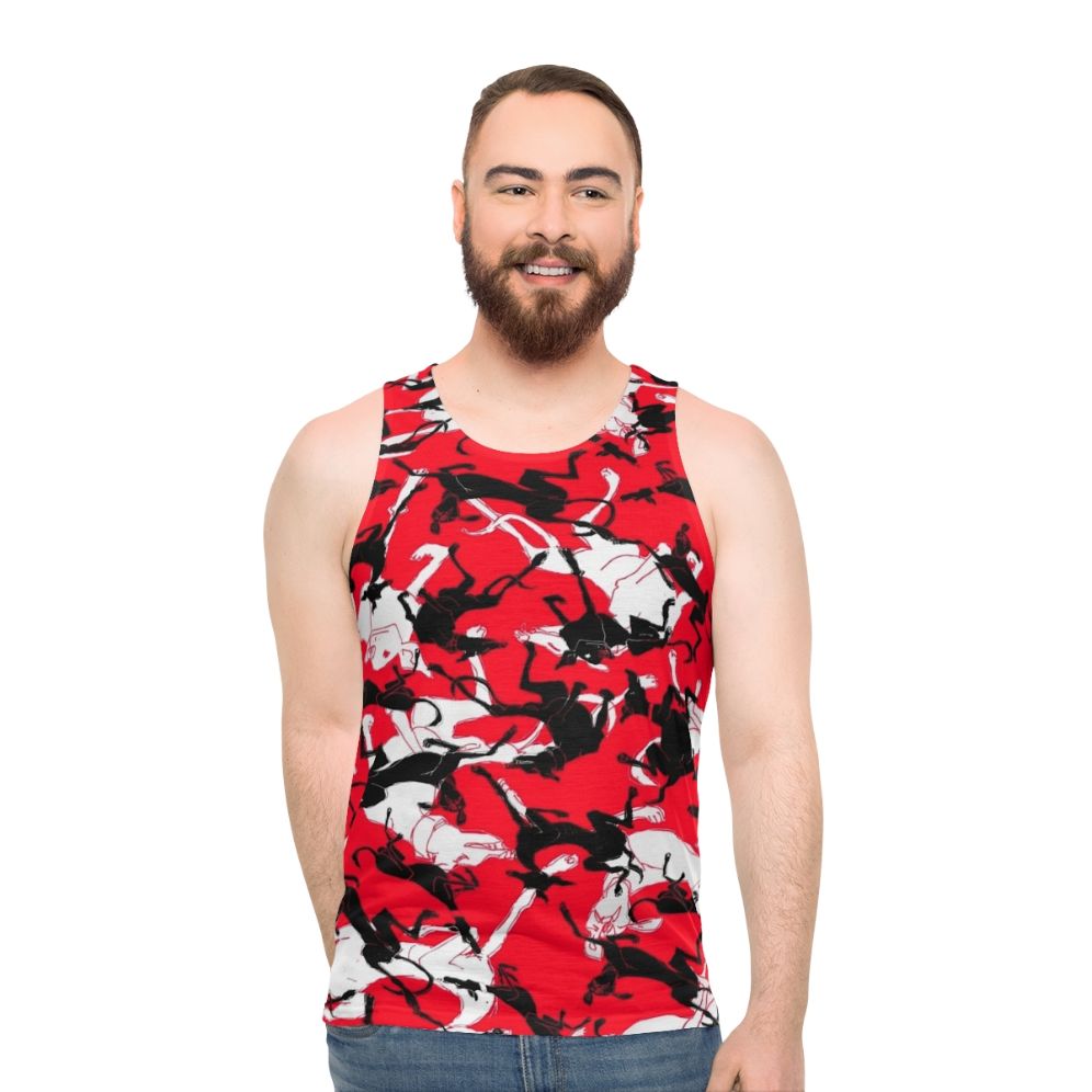 Sleeping Greyhounds Unisex Tank Top