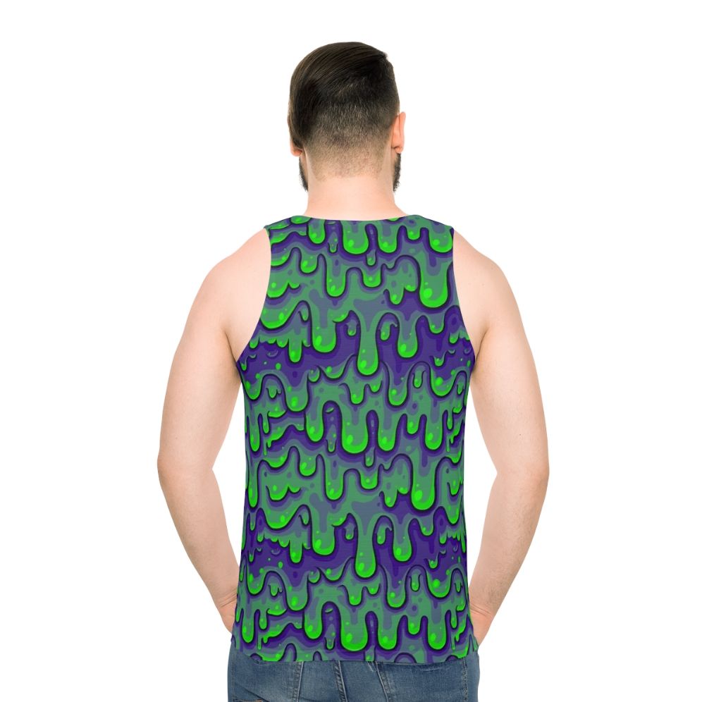 Slime pattern unisex tank top