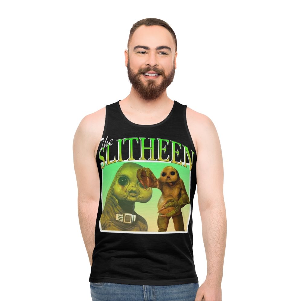 Slitheen Unisex Tank Top