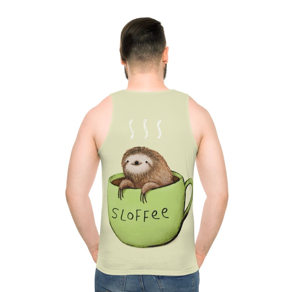 Sloffee Unisex Sloth Coffee Lover Tank Top