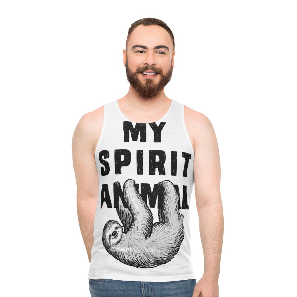Sloth My Spirit Animal Unisex Tank Top