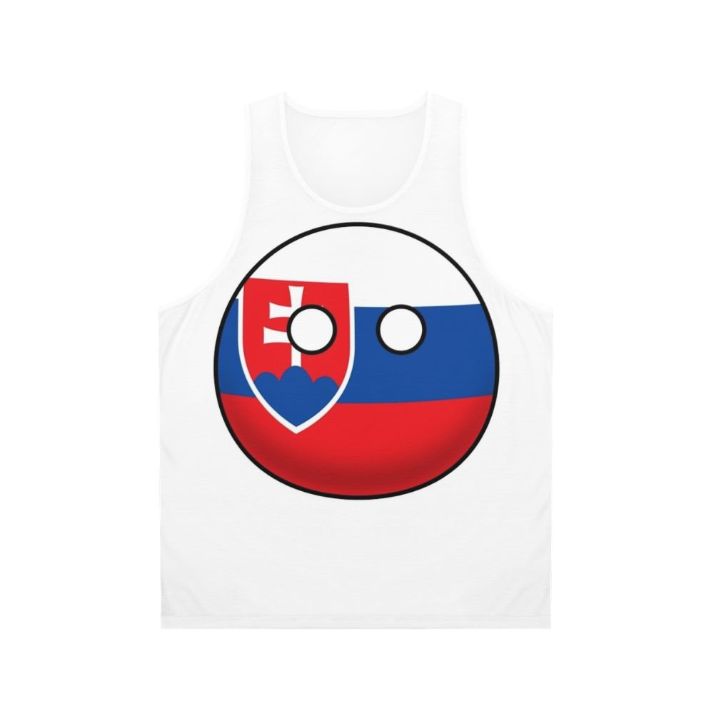 Slovakia Countryball Unisex Tank Top