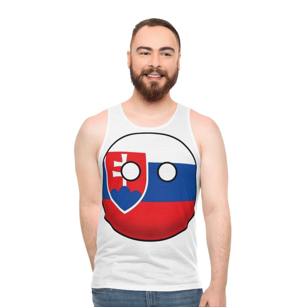 Slovakia Countryball Unisex Tank Top