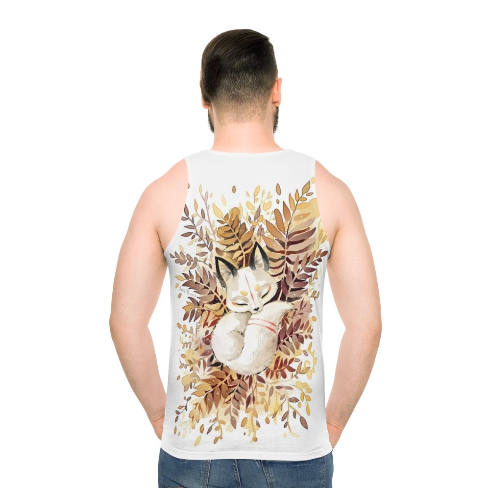 Slumber Unisex Tank Top with Cute Forest Animal Design