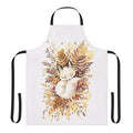 Slumbering fox design on a soft, comfortable children's apron
