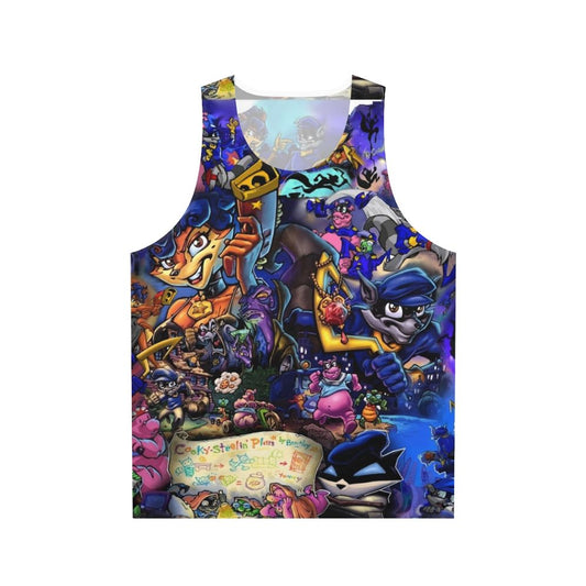 Sly Cooper Comic Collage Unisex Tank Top