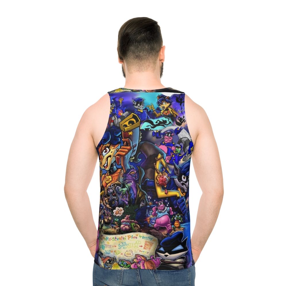 Sly Cooper Comic Collage Unisex Tank Top