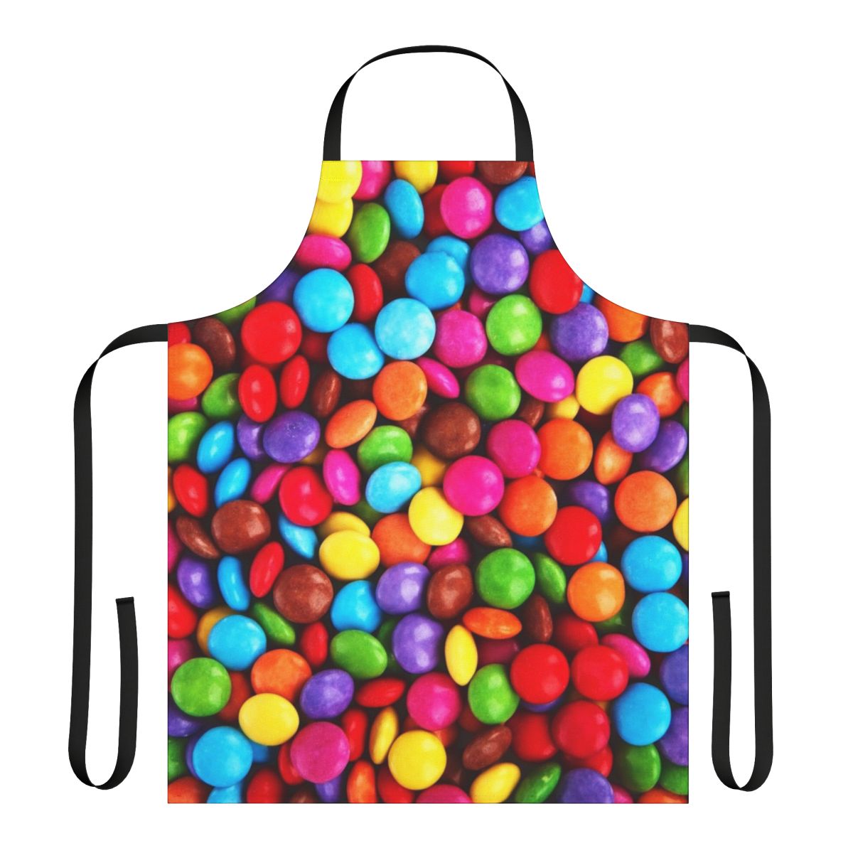 Smarties graphic apron with Mama Marianne and Tobias meme designs