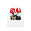 Smile Unisex Tank Top Inspired by the Movie Jaws