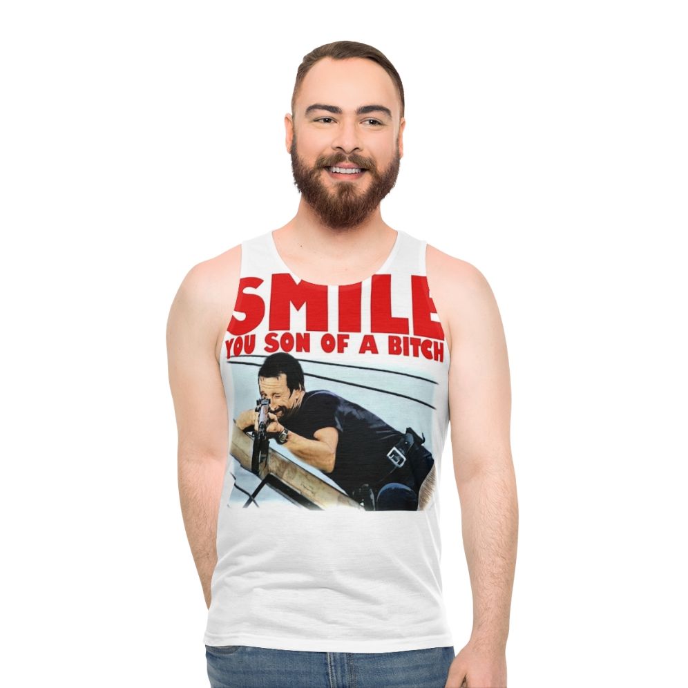 Smile Unisex Tank Top Inspired by the Movie Jaws