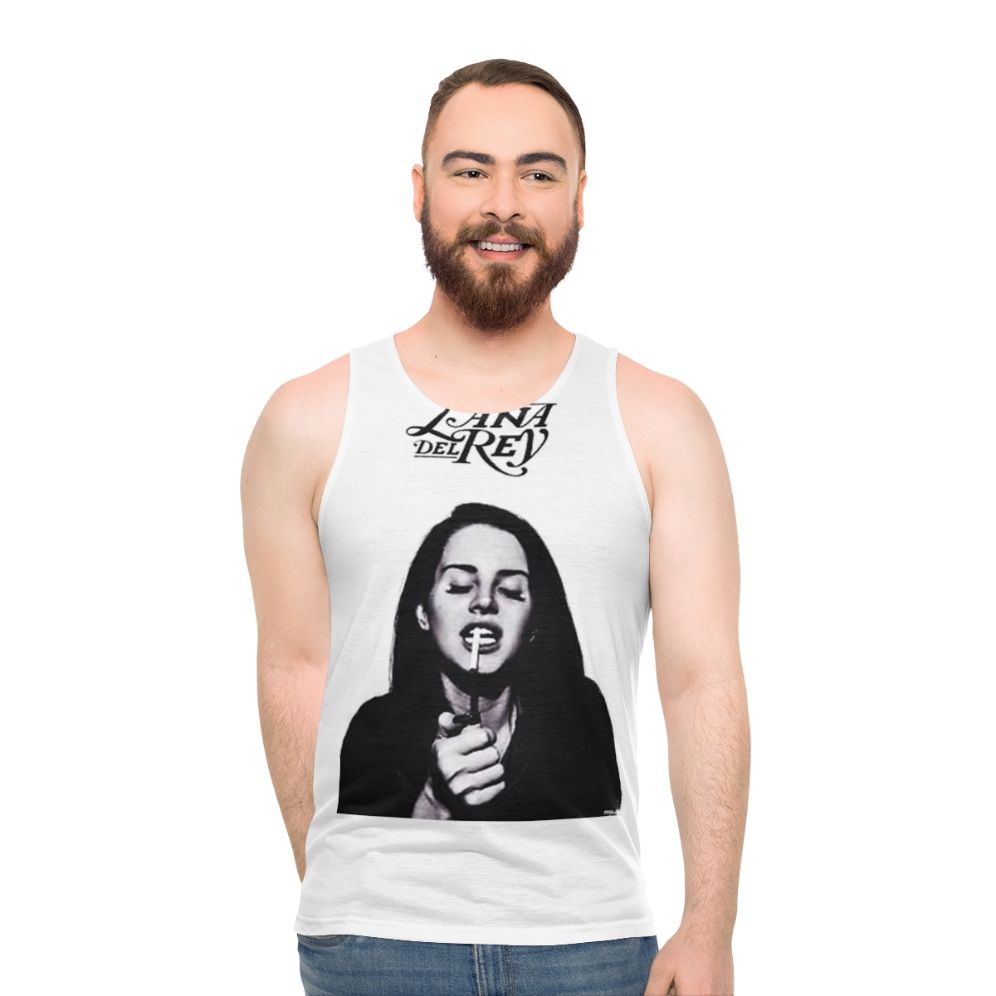 Smoke Gray Unisex BW Lana Tank Top