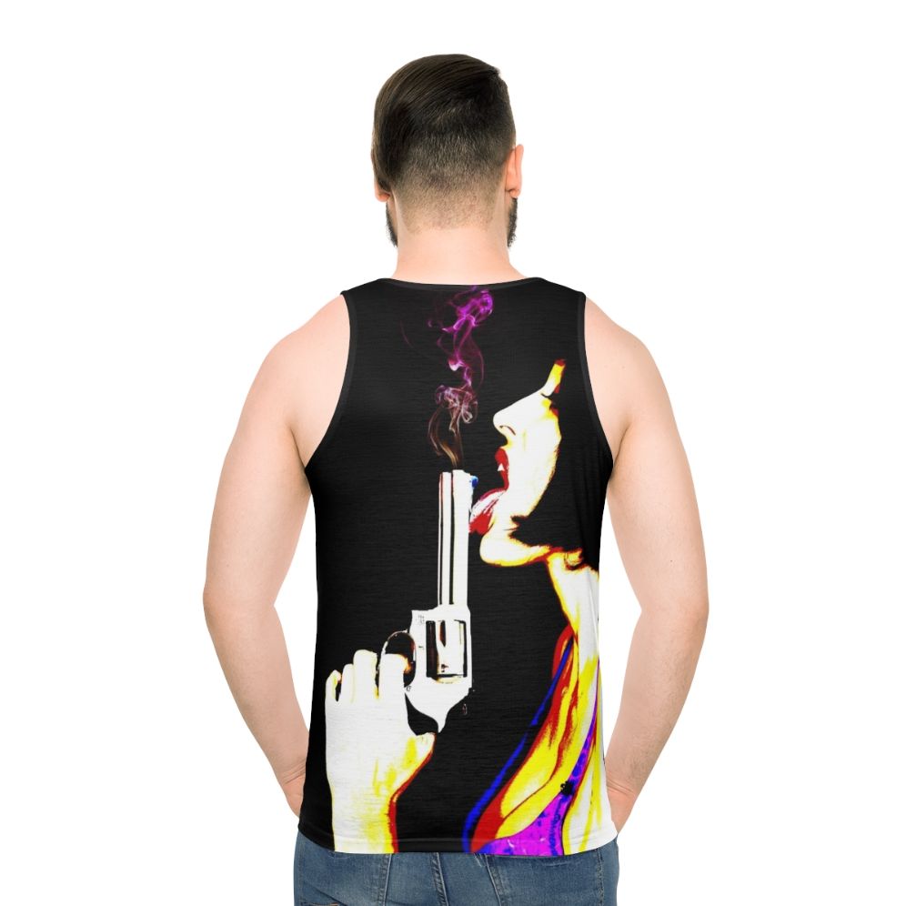 Smokin' Gun unisex graphic tank top