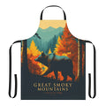 Smoky Mountains Apron with Black Bear and Scenic Landscape