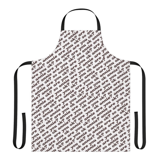 Smooth Criminal inspired apron with Michael Jackson lyrics and design