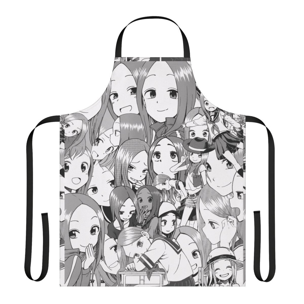 Smug anime inspired apron featuring the "Queen of Smug" design