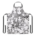 Smug anime inspired apron featuring the "Queen of Smug" design