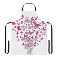 Snakes and Stones Inspired Apron with Pink Glitter